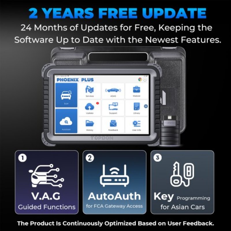 TOPDON Phoenix plus diag/reset tool